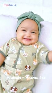 Miabelle Set Andrea - Setelan Kaos Pendek Bayi