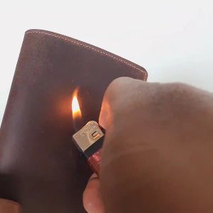 DOMPET KULIT ASLI PRIA: Dompet Kulit Pria 3/4 100% Kulit