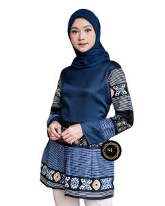 Desain Batik Atasan Wanita Modern & Elegan