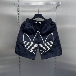 Quần Short Thể Thao Nam Mùa Hè Ice Silk Mỏng Rộng Rãi Nhanh Khô Thêu Bãi Biển Quần Short Thể Thao Thường Ngày Thời Trang