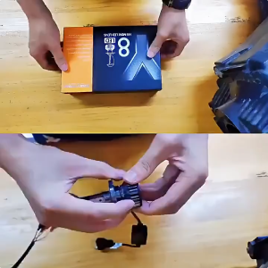 2025 NEW Y19/Y22ไฟหน้า led h4 - ลูเมนสูง ไดรฟ์ขวา RHD ซ็อกเก็ต H4 ไฟหน้ารถยนต์ขนาดเล็ก สว่างที่สุดของ Y19 ทุกรุ่น