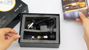 Lampu Motor LED Mini Bi-LED VOXX LED M30 45W H6 H4 Hi-Lo Mini Projie Cut-Off FLAT