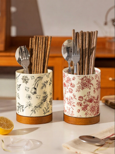MODERN SWEETHOME | High-Quality Ceramic Drip-Proof Chopstick Holder