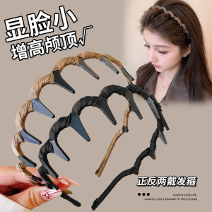 Womens Wave Hairband Anti-Slip Press Hair Headband Special for Washing Face New 2025 Model with Teeth High Forehead