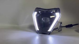 Đèn Pha LED Xe Máy Cho KTM EXC SXF XCW MX 2024 Supermoto Đèn Pha Fairing Xe Địa Hình Enduro Motocross 30W