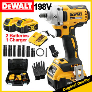 Dewalt Impact Wrench Heavy Duty Japan Sale 220v Electric Wrench With Charger Hammer Drill Set Power Tools Cordless Impact Drill Brushless 2 Battery Cordless Drill For Motorcycle Car Truck Rechargeable Original