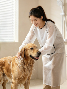 JIEXINYANG | Áo Choàng Chống Nước & Dầu Dày Đặc