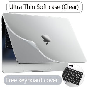 flexible Soft Case for Macbook air NEO M5 m2 m3 Pro 13 14 16 inch Air M1 A2337 A2338 Matte Clear laptop cover