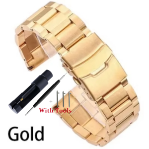 18 19 20 21 22 23 24mm Quick Release Solid Stainless Steel Watch Strap Folding Watch Buckle for Women Men Universal Watch Band