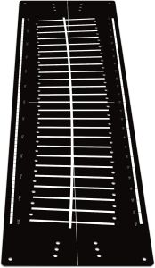 Indoor Golf Putting Mat -Practice Aid with Alignment Track and Putter Training