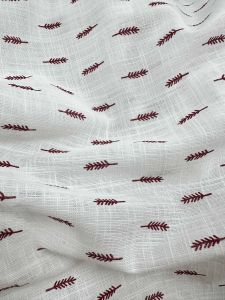 Vải linen xô thêu hoa nhí Hàn quốc.Màu ngoài đẹp hơn ảnh .Khổ vải 14m
