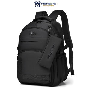 MENSPE Fashion Men’s Backpack Large Capacity Backpack Portable Commuting Leisure Bag Travel Laptop Backpack Waterproof Business Student Bag
