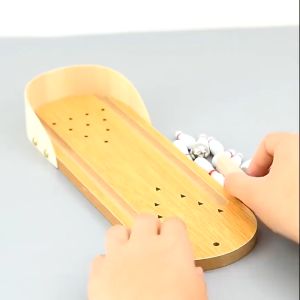 Bộ Đồ Chơi Bowling Mini Bằng Gỗ Dành Cho Bé - Rèn Luyện Sự Khéo Léo Cho Bé