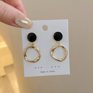 Elegant Pearl Earrings Womens Fashion Jewelry Fresh out Spring Summer Pink Empress Korean Style Light Luxury Drop Earrings