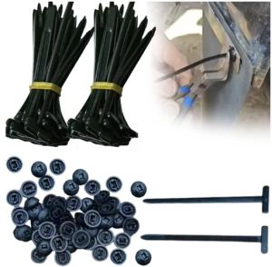 Nylon Universal Cable Tie Buckle With Round Head Tie Car Plastic Rivets Fasteners for Car Daily Repair