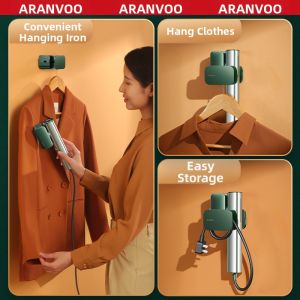 RANVOO | Top Quality Wall Mount No Drill Steam Iron Hanger