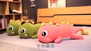 Stuffed Dinosaur Toy Dinosaur Shape Cartoon Animal Plush Toys Stuffed Pillow Anak Patung Murah Bantal Peluk Budak