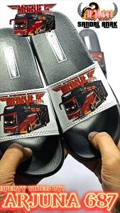 Sandal Selop Anak Bus Mania MARVEL SANJAYA TRANS Bahan Karet Empuk & Ringan - ARJUNA 687