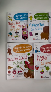 Sách (Bộ 8 Cuốn) Thư Viện Từ Vựng Đầu Đời Cho Bé - Song Ngữ Việt - Anh Cho Trẻ 3 - 9 Tuổi