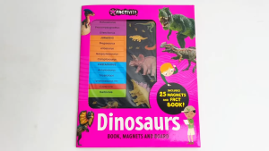 Dinosaurs Factivity Magnetic Folder & Book With Dino Magnets & Play Board For Kids