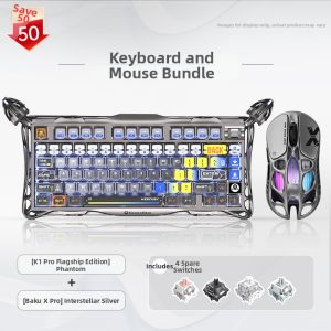 Gravastar | Wireless Multi-Mode Gaming Keyboard and Mouse Set
