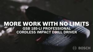 BOSCH GSB 185-LI 18V Cordless Impact Drill / Driver Hammer Driver Drill