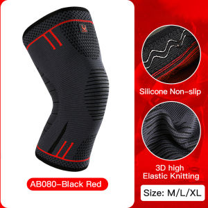 1 Pcs Compression Knee Support Sleeve Elastic Knee Pads Brace Springs Gym Sports Protector Basketball Hiking leg guards