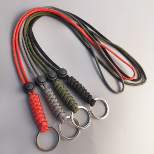 【COD】1pcs Paracord Keychain Lanyard Round Buckle High Strength Parachute Cord Emergency Survival Backpack Key Ring