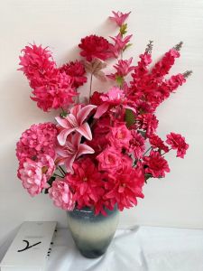 Pink Rose Artificial Flowers Wedding Engagement Decorative Bouquet Fake Flowers Rural Style Wedding Celebration Supplies