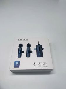 TaffSTUDIO Microphone Mik Mic hp youtuber untuk android suara jernih Wireless UHF Clip On 3.5mm K15