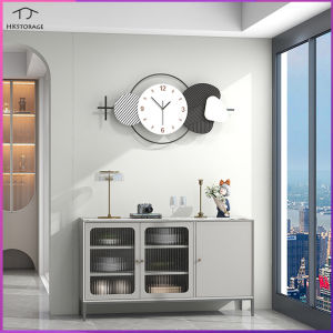 HKStorage Modern and Fashionable Simple Wall Clock: A Creative Living Room & Restaurant Entrance Decor