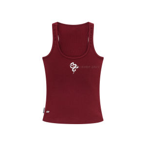 เสื้อกั๊กผ้าฝ้ายทรงสลิมฟิตสำหรับผู้หญิง ฤดูใบไม้ผลิ 2025 แขนกุด คอวี ระบายอากาศได้ดี ใส่สบาย ลำลอง สำหรับเด็กผู้หญิง