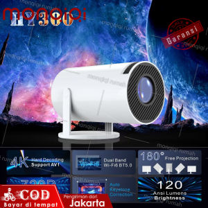 isinbox HY300 Proyektor Android 11.0 Bluetooth Proyektor 2.4+5G Wifi 6 Portabel Mini LCD Proyektor Support 4K Outdoor Home Theater TV