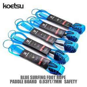 KOETSU Surfboard Leash Paddle Board Straight Rope High-Quality Surfing Accessories for Surfboards and Paddle Boards