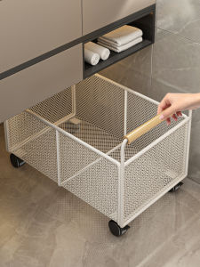 ตู้ลิฟท์สแตนเลสสำหรับห้องน้ำ ชั้นวางของแบบพกพา ชั้นวางของในมุมห้องน้ำ ตะกร้าเก็บของแบบเคลื่อนที่ได้สำหรับห้องน้ำ สไตล์เรียบง่าย