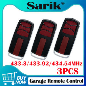 Garage Door Remote Control 3PCS ME960-LM ME960LM E960 433MHz 433.92MHz 434.54MHz 4 Buttons Rolling Code