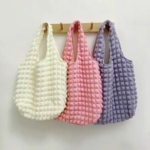 Huffle Puffy Bag - Tas Tote Bag Selempang Wanita Besar Korean Style TB007