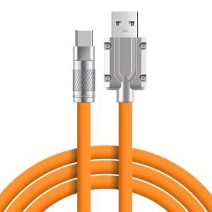 New 120W 7A Super Fast Charge PD Type C Liquid Silicone Cable 1M 1.5M 2M Usb Cable Usb C To C Charger Cable for Xiaomi Huawei