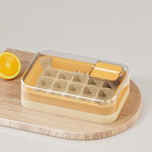 MONLEYTA | Japanese Food Grade Ice Cube Mold Press Ice Tray For Home Fridge Self Made Ice Cubes Storage Box Ice Making Tool