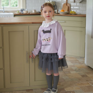 Cute Cartoon Childrens Sweatshirt Baby Versatile Clothes Spring New Style Casual Comfortable Fabric Girls Hoodie