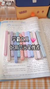 HTF 6 Colors Highlighter Pen Set Macaron Retro Morandi Candy Color Mark Pens For Making