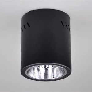 【COD & Ready 】Rohstar Round Thicken Surface mounted 3“ 3.5" 4" 5” 6"downlight E27 black and white casing