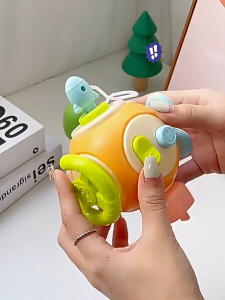 BT Đồ chơi giáo dục sớm cho trẻ em quả bóng bận rộn đa năng 6 trong 1 quả bóng đa diện cho bé rèn luyện kỹ năng vận động tay và phát triển trí tuệ