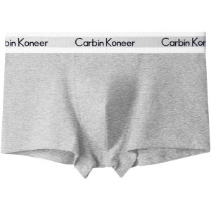 CarbinKoneer | CarbinKoneer Mens Cotton Sports Underwear Mid-Waist Briefs Gift Box Large Size Shorts Simple Design Breathable Crotch