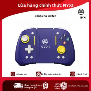 Bộ Điều Khiển Trò Chơi Bluetooth Không Dây NYXI Hyperion Pro Dành Cho Nintendo Switch Switch2 Switch OLED - Chơi Game Di Động Tiện Dụng Màu Tím Khi Di Chuyển