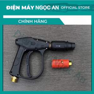 Súng Rửa Xe Áp Lực Cao Ren 22mm Tặng Kèm Béc Mỏ Vịt