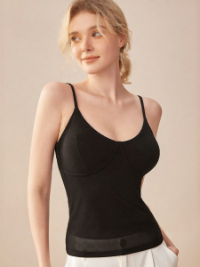 Lifting Anti-sagging Adjustable Strap Bra Black