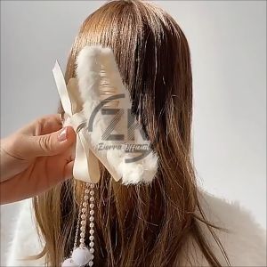 Jepit Rambut Jedai Korea Perempuan Dewasa Pita Rumbai Pompom Aksesoris Hiasan Rambut Import AK181 ZIORRA