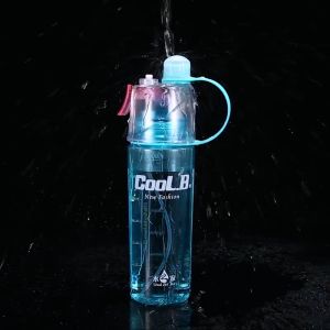 Bình ước thể thao dung tích 600ml có vòi xịt phun sương xịt khoáng tiện lợi bình nước tập gym đi bộ đạp xe dã ngoại đa năng