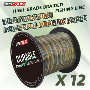 OBSEQUIO 12 Strand Braided Fishing Line 300/500/1000M X12 PE Line Fishing Accessories for Fishing Equipment Carp Braid Wire